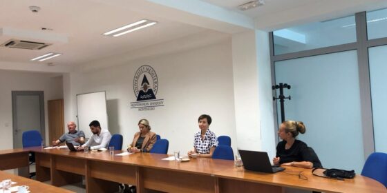 Institutional visit at Mediterranean University