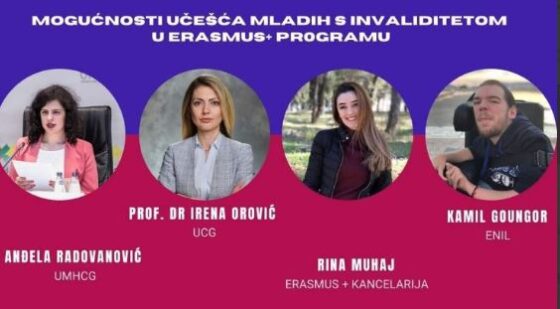 Odžana panel konferencija UMHCG – Mogućnosti učešća mladih sa hendikepom u programu Erasmus+