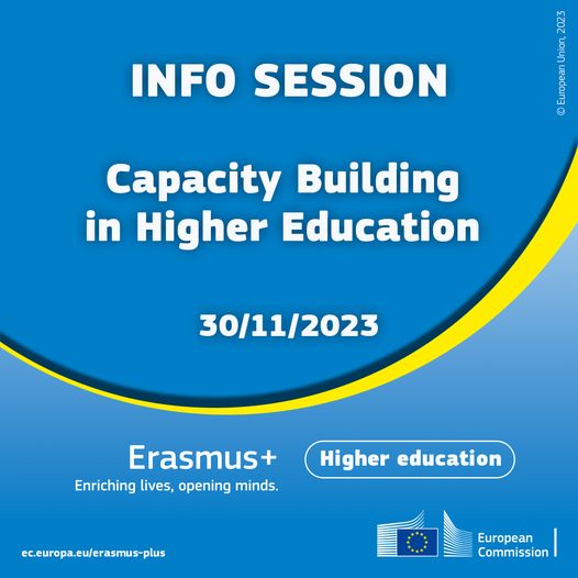 Online informativna sesija – Izgradnja kapaciteta u visokom obrazovanju