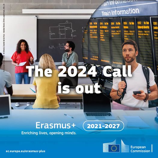 Objavljen Erasmus+ poziv za podnošenje projektnih prijedloga za 2024. godinu