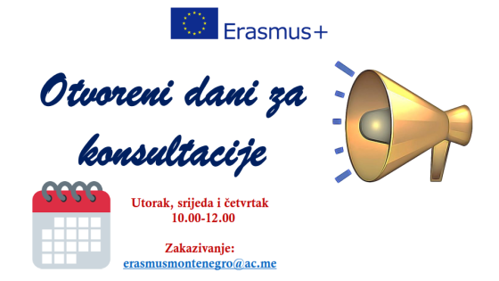Otvoreni dani za konsultacije povodom objavljenog Erasmus+ poziva za 2024. godinu