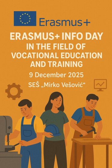 Održavanje Erasmus+ informativnog dana u oblasti stručnog obrazovanja i obuke